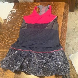 Lucky in Love tennis skirt and top.